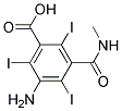 5-AMINO-2,4,6-TRI-IODO-N-METHYLISOPHTHALAMIC ACID Struktur