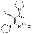 6-CHLORO-2,4-DI(1-PYRROLIDINYL)NICOTINONITRILE, TECH Struktur