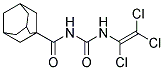 N-(1-ADAMANTYLCARBONYL)-N'-(1,2,2-TRICHLOROVINYL)UREA, TECH Struktur