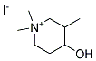 4-HYDROXY-1,1,3-TRIMETHYLHEXAHYDROPYRIDINIUM IODIDE, TECH Struktur