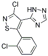 3-CHLORO-5-(2-CHLOROPHENYL)-4-(1H-1,2,4-TRIAZOL-5-YL)ISOTHIAZOLE, TECH Struktur