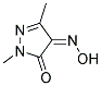 4-HYDROXYIMINO-1,3-DIMETHYL-4,5-DIHYDRO-1H-PYRAZOL-5-ONE, TECH Struktur