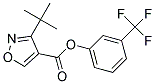 3-(TRIFLUOROMETHYL)PHENYL 3-(TERT-BUTYL)-4-ISOXAZOLECARBOXYLATE, TECH Struktur