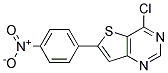 4-CHLORO-6-(4-NITROPHENYL)THIENO[3,2-D]PYRIMIDINE Struktur