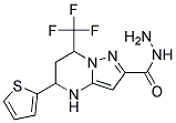 5-THIOPHEN-2-YL-7-TRIFLUOROMETHYL-4,5,6,7-TETRAHYDRO-PYRAZOLO[1,5- A ]PYRIMIDINE-2-CARBOXYLIC ACID HYDRAZIDE Struktur