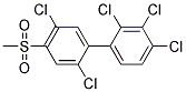 4-METHYLSULFONYL-2,2',3',4',5-PENTACHLOROBIPHENYL Struktur