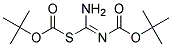 BIS(T-BUTOXYCARBONYL)THIOPSEUDOUREA Struktur