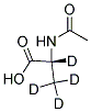 N-ACETYL-D-ALANINE-2,3,3,3-D4 Struktur