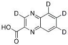 QUINOXALINE-2-CARBOXY-LIC ACID-D4 Struktur