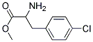 P-CHLORO-DL-PHENYLALANINE METHYL ESTER Struktur