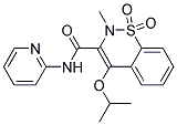 4-ISOPROPOXY-2-METHYL-N-(2-PYRIDINYL)-2H-1,2-BENZOTHIAZINE-3-CARBOXAMIDE1,1-DIOXIDE Struktur