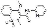 4-METHOXY-2-METHYL-N-(2-PYRIDYL)-2H-1,2-BENZOTHIAZINE-3-CARBOXAMIDE-1,1-DIOXIDE Struktur