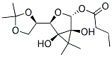 O-N-BUTANOYL-2,3,5,6-O-DIISOPROPYLIDENE-A-D-MANNOFURANOSIDE Struktur