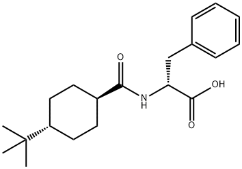 N-(TRANS-4-TERT-BUTYL-CYCLOHEXYL)CARBONYL-D-PHENYLALANINE Struktur