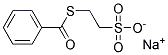 SODIUM BENZOYLTHIOETHANESULFONATE Struktur