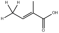 TIGLIC ACID-D3 Struktur