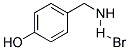 4-HYDROXYBENZYLAMINE HYDROBROMID Struktur