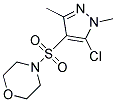 4-[(5-CHLORO-1,3-DIMETHYL-1H-PYRAZOL-4-YL)SULPHONYL]MORPHOLINE Struktur