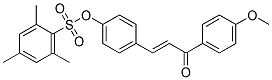 4-[3-(4-METHOXYPHENYL)-3-OXOPROP-1-ENYL]PHENYL 2,4,6-TRIMETHYLBENZENE-1-SULPHONATE Struktur