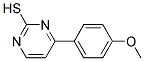 4-(4-METHOXYPHENYL)PYRIMIDINE-2-THIOL 95+% Struktur