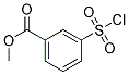 METHYL 3-(CHLOROSULPHONYL)BENZOATE Struktur