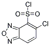 5-CHLOROBENZOFURAZAN-4-SULPHONYL CHLORID Struktur