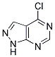 4-CHLORO-1H-PYRAZOLO[3,4-D]PYRIMIDIN Struktur