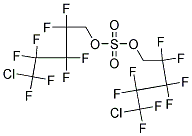 BIS(5-CHLORO-1H,1H-PERFLUOROPENTYL)SULPHAT Struktur