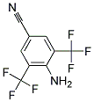 3,5-BIS(TRIFLUOROMETHYL)-4-AMINOBENZONITRIL Struktur