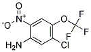 5-CHLORO-2-NITRO-4-(TRIFLUOROMETHOXY)ANILIN Struktur