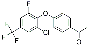 4'-[2-CHLORO-6-FLUORO-4-(TRIFLUOROMETHYL)PHENOXY]ACETOPHENON Struktur