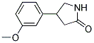 4-(3`-METHOXYPHENYL)-2-PYRROLIDINONE Struktur