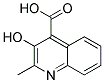 3 HYDROXY QUINALDINE 4 CARBOXYLIC ACID Struktur