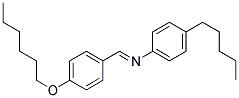 N-(4-Hexyloxybenzylidene)-4-amylaniline Struktur