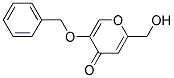 5-benzyloxy-2-hydroxymethyl-4-pyrone  Struktur