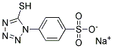 4-(5-Mercapto-1h-Tetrazole-1-Yl)-Benzene Sulfonate Sodium Salt Struktur