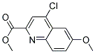 Methyl 4-Chloro-6-Methoxy-2-Quinoline-Carboxylate Struktur