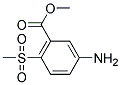 Methyl 3-Amino-6-(Methylsulfonyl)Benzoate Struktur