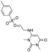 6-[[2-(P-Toluenesulfonyloxo)Ethyl]Amino]-1,3-Dimethyl-2,4(1h,3h)-Pyrimidine-dione Struktur