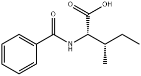 N-Benzoyl-Isoleucine Struktur