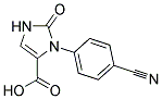 3-(4-Cyanophenyl)-2-Oxo-4-Imidazole-Carboxylic Acid Struktur