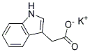 Potassium 3-Indolyl-acetate Struktur