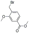 3-methoxy-4-bromomethylbenzoic methyl ester Struktur