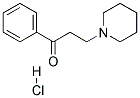 Beta-piperydyl propiophenone hydrochloride Struktur