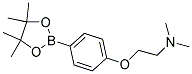 4-[2-(Dimethylamino)ethoxy]benzeneboronic acid, pinacol ester Struktur