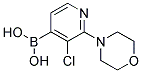 3-Chloro-2-(morpholin-4-yl)pyridine-4-boronic acid Struktur