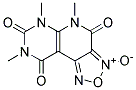 5,6,8-trimethyl-4,7,9-trioxo-4,5,6,7,8,9-hexahydropyrimido[5',4':5,6]pyrido[3,4-c][1,2,5]oxadiazol-3-ium-3-olate Struktur