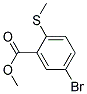 Methyl 5-bromo-2-(methylthio)benzoate Struktur