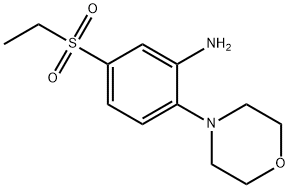 5-(Ethylsulphonyl)-2-morpholin-4-ylaniline Struktur