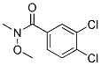 3,4-Dichloro-N-methoxy-N-methylbenzamide Struktur